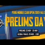 PUBG MOBILE CLUB OPEN 2019 Fall Split Global Prelims Day1