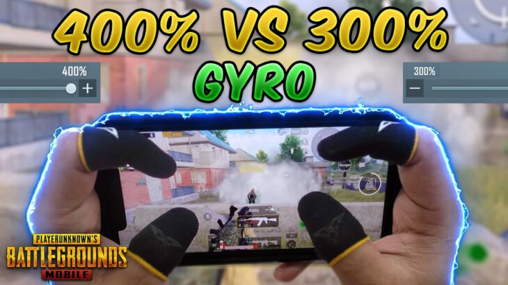 400% vs 300% Gyroscope Sensitivity (PUBG MOBILE) it is worth Switching from 300% to 400%?