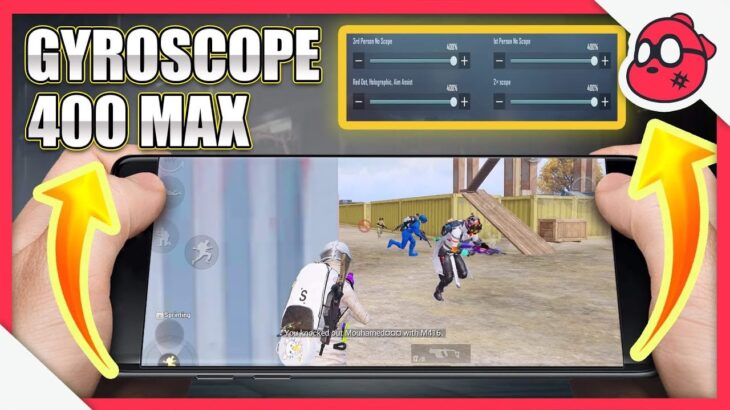 Playing With *NEW* 400 Gyroscope (MAX) | PUBG Mobile