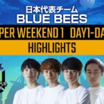【PMGC】日本代表「BLUE BEES」SUPER WEEKEND１DAY 1~DAY 2ハイライト
