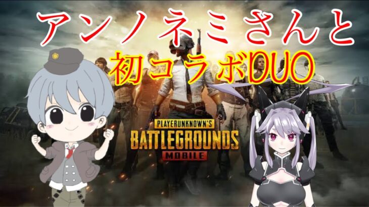 【PUBGMOBILE】アンノネミさんと突発コラボ！スマホ二人で頑張る！【PUBGモバイル】