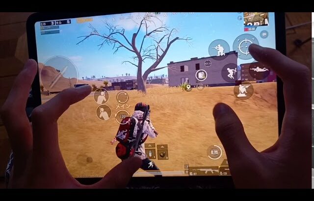 【PUBG MOBILE】30kills SOLO vs SQUAD 5本指手元