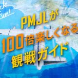 【大会観戦のポイント】 PMJLが１００倍楽しくなる観戦ガイド