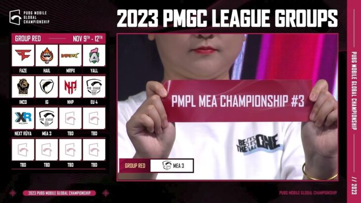 2023 PMGC | GROUP DRAW RESULT QUICK CHECK