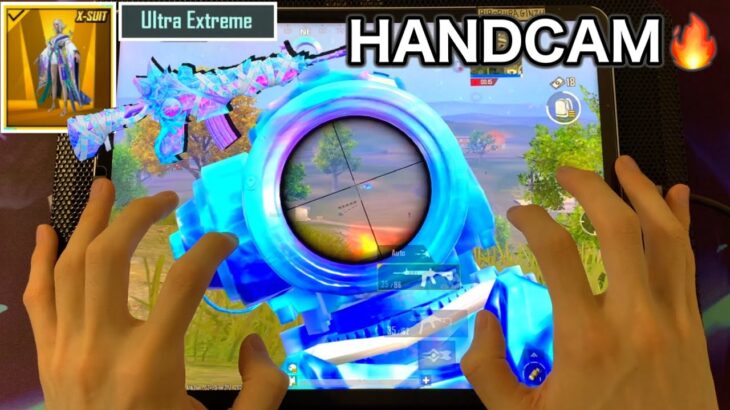 Best HANDCAM 6 Finger iPad Pro 12.9 M2 chip🧨 | Solo vs Squad – PUBG Mobile