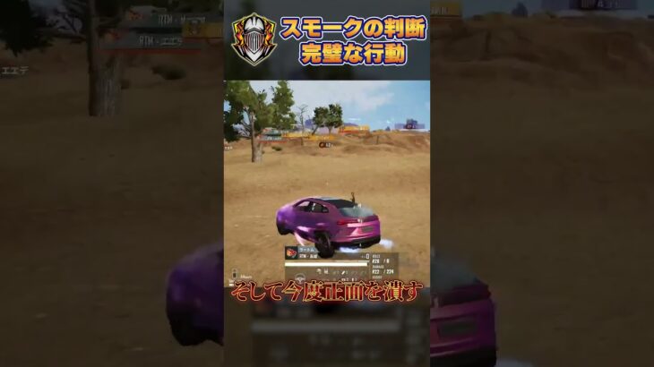 スモークの使い方がレベチすぎるプレイ💨😱 #shorts #PMJL #PUBGモバイル