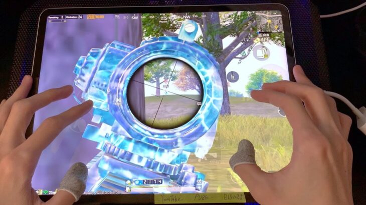 Setting??  6finger HANDCAM iPad Pro M2 chip‼️ | Solo vs Squad – PUBG MOBILE