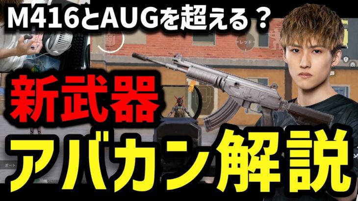 【PUBGモバイル】新武器Abakan実際どうなの？徹底解説します。【最新アップ‬‭デート】