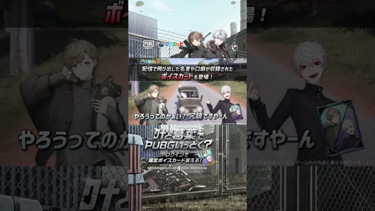 🌈叶と葛葉でPUBGいっとく？#PUBGモバイル