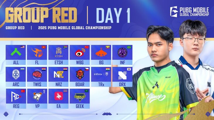 [EN] 2025 PMGC League | Group Red Day 1 | PUBG MOBILE Global Championship