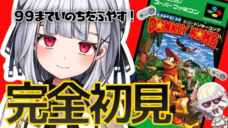 『スーパードンキーコング』をやる！命を限界まで増やすんだ！！