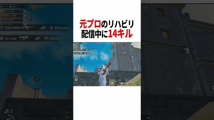 2年半のブランクを取り戻すため毎日配信中　#pubgモバイル #pubgmobile #pubg