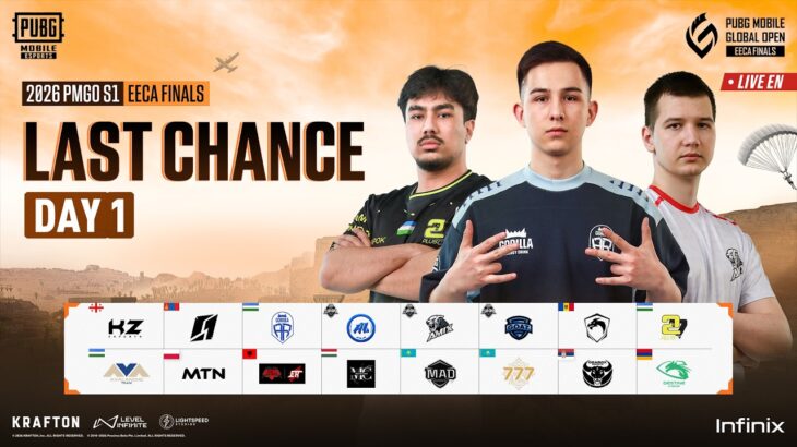 [EN] 2026 PMGO Season 1 Eastern Europe & Central Asia Finals | Last Chance Qualifier Day 1