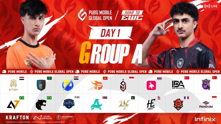[EN] 2026 PMGO S1 Main Event | Group A | PUBG MOBILE GLOBAL OPEN Season 1